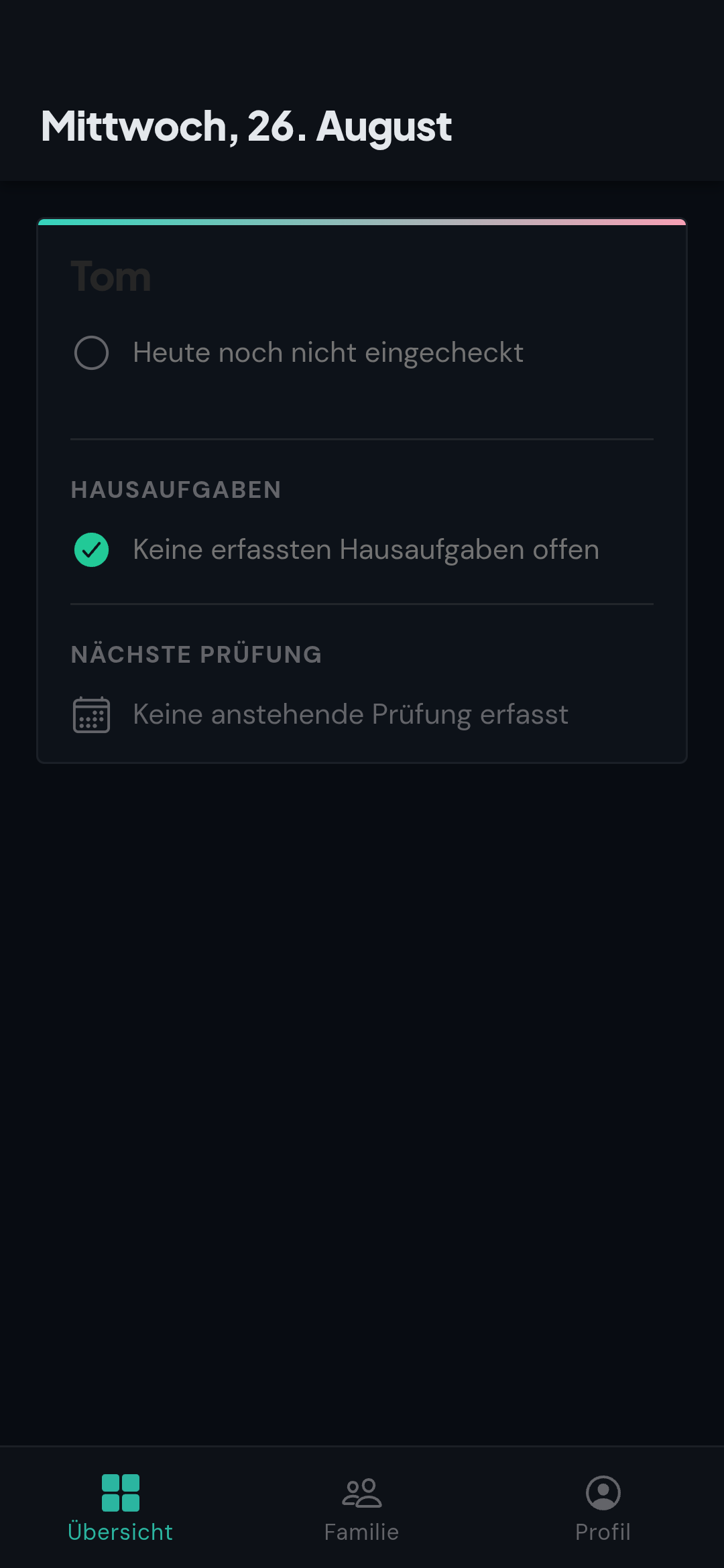 Echte Elternübersicht in memdiz für Tom